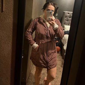 Athleta Drip Drop jacket - mauve color